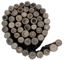 Bamboemat M 22/28 natuurlijk zwart